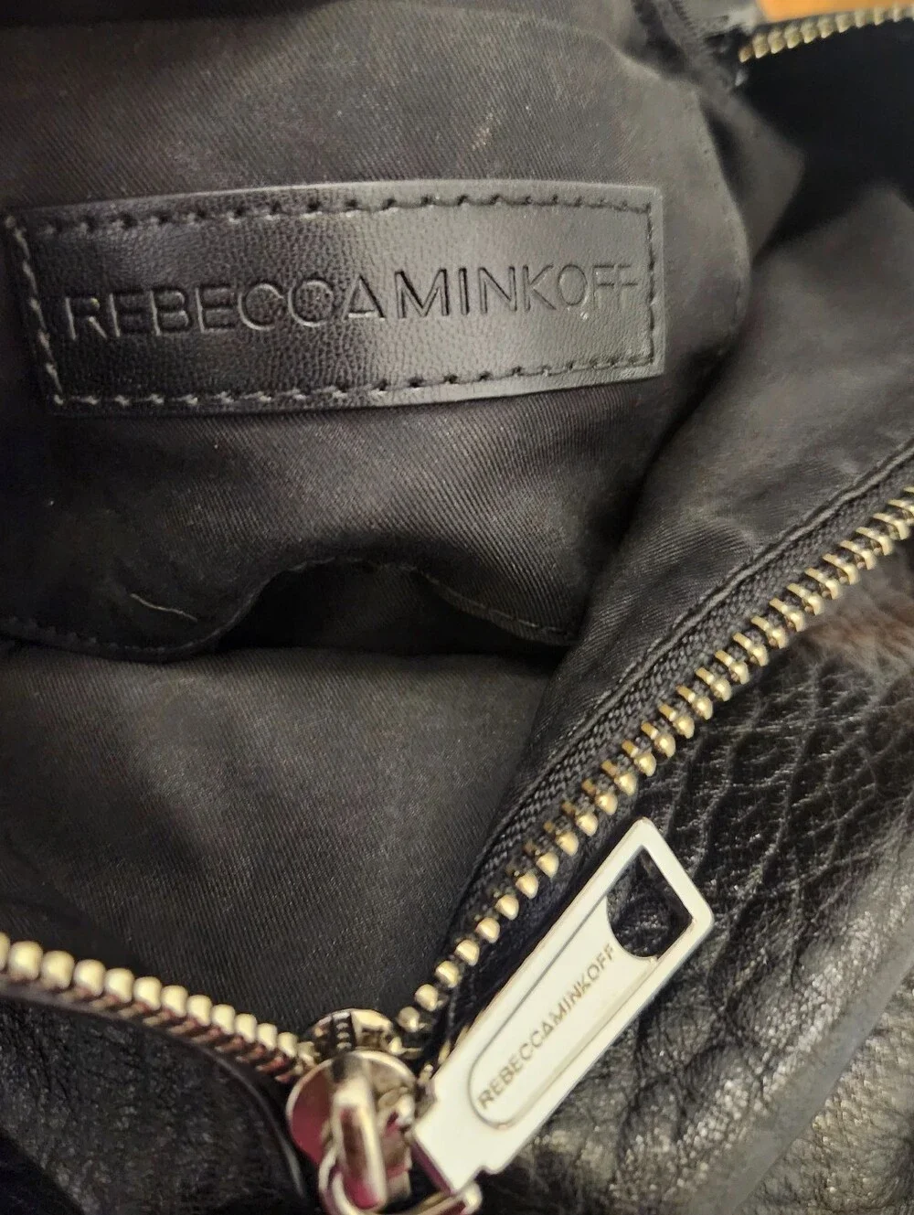 Rebecca Minkoff Pebbled Leather Backpack.